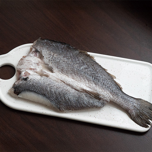 鮸魚去頭蝴蝶切400g